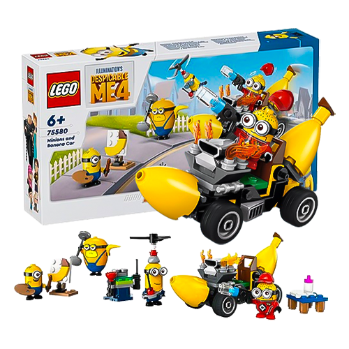 LEGO｜萌酷小黃人 香蕉車