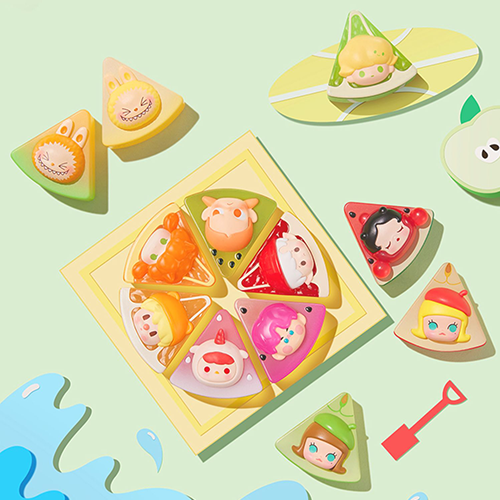泡泡萌粒 果切系列公仔