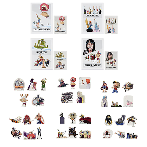 透明資料夾貼紙組or碎片貼紙組 全10款