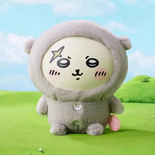 MINISO｜睡衣毛絨搪膠公仔 海獺勇者+抽繩束口袋