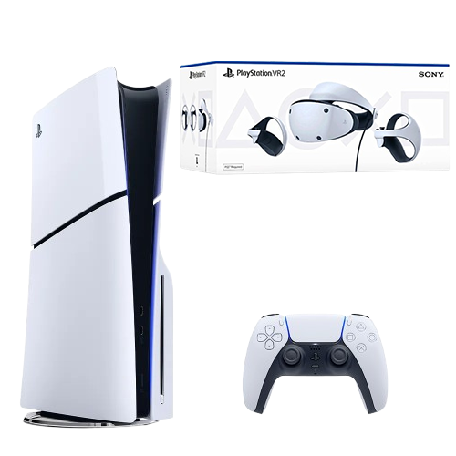 PS5 Slim 光碟版主機+PS VR2 (版本隨機)