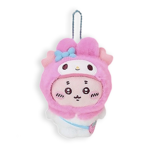 Chiikawa x Sanrio｜古本屋&美樂蒂 絨毛變裝掛件