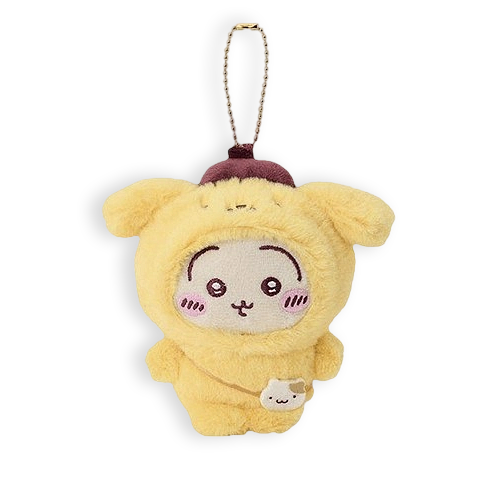 Chiikawa x Sanrio｜烏薩奇&布丁狗 絨毛變裝掛件