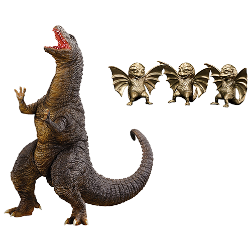 哥吉拉龍 公仔（附迷你杜勒獸公仔）