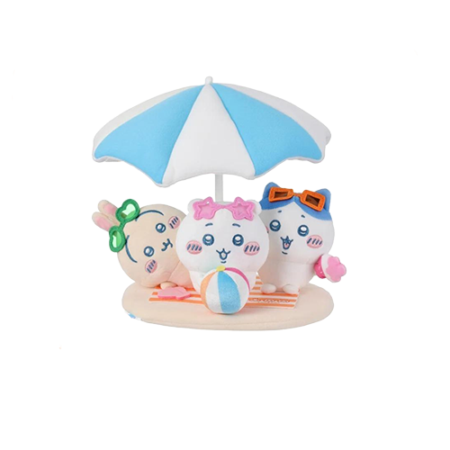 Miniso x Chiikawa｜夏日季場景毛絨擺件