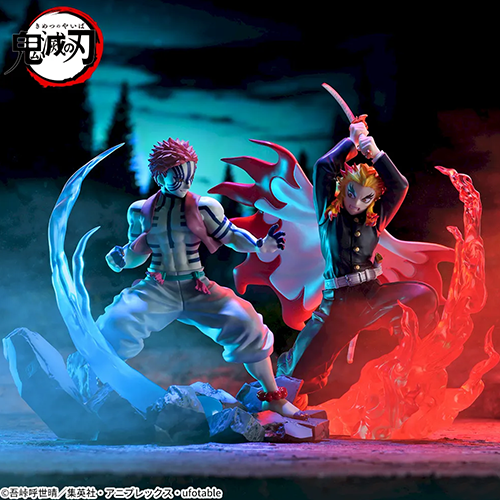 SEGA｜鬼滅之刃 Xross Link 景品 煉獄杏壽郎&猗窩座 套組