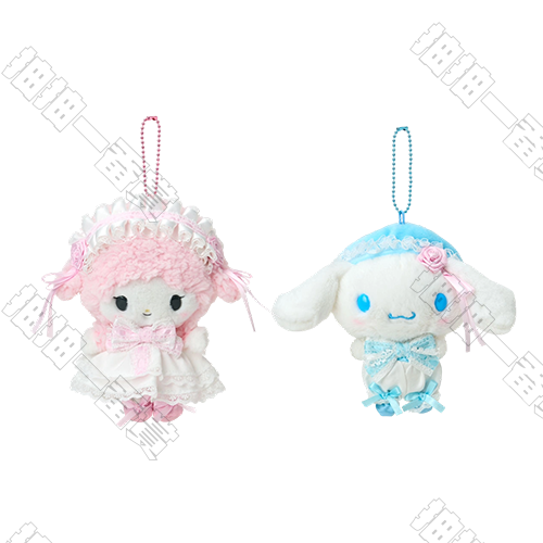 Sanrio｜花嫁系列 彼安諾&大耳狗 毛絨掛件(隨機出貨)