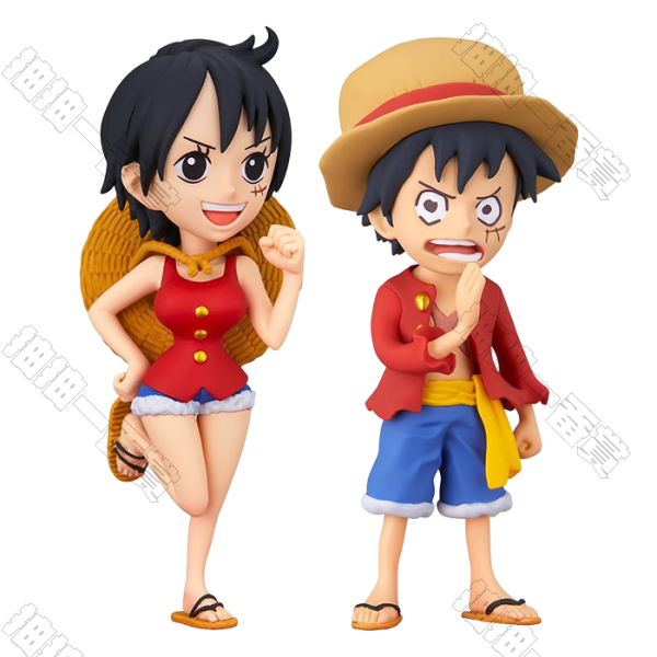 BANPRESTO｜航海王 WCF  尾田左手畫的魯夫&性轉’魯夫 JUMP 應募