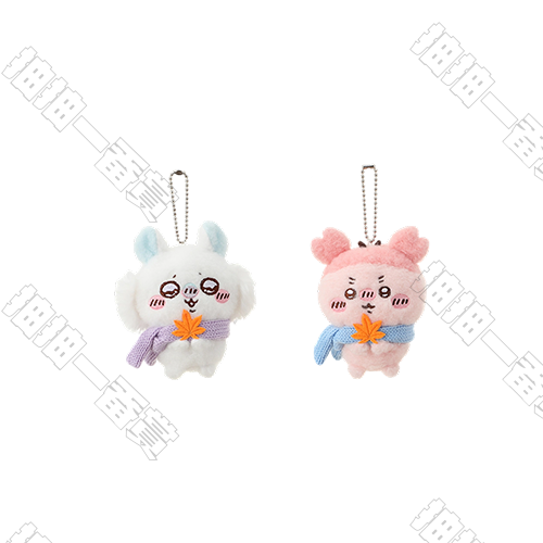 Miniso｜Chiikawa系列 毛茸茸季 小桃&古本屋 圍巾掛件(隨機出貨)
