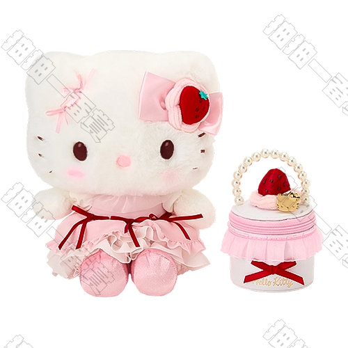 Sanrio｜草莓蛋糕第二彈系列公仔套裝 Hello Kitty