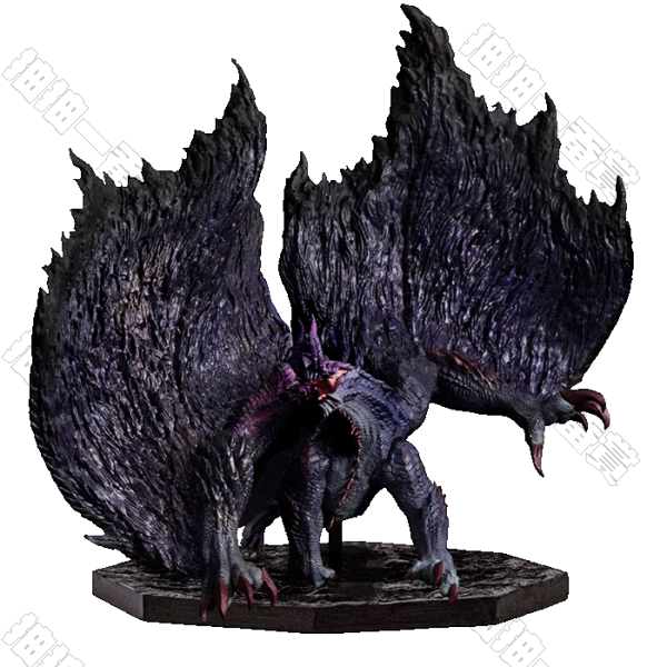 CAPCOM｜魔物獵人 CUBE 黑蚀龙 黑蝕龍(拆盒發貨)
