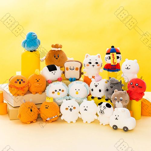 Joke Bear AND FRIENDS｜迷你角色手掌絨毛娃娃(隨機出貨)
