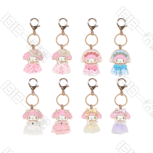 Sanrio｜美樂蒂花嫁系列 盲盒鑰匙扣(隨機出貨)