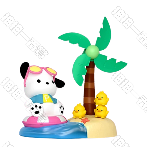 KFC x Sanrio 帕恰狗 海灘桌面風扇