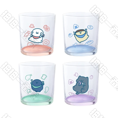 日版 彩色玻璃杯(隨機出貨)