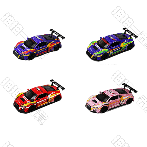 Audi｜EVA聯名款 AudiR8 LMS 賽車模型(隨機出貨)