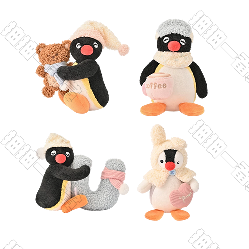 MARtube｜Pingu 宅在家系列掛件(隨機出貨)