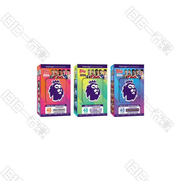 26 Topps Premier League Packets 英超足球球星卡收藏卡