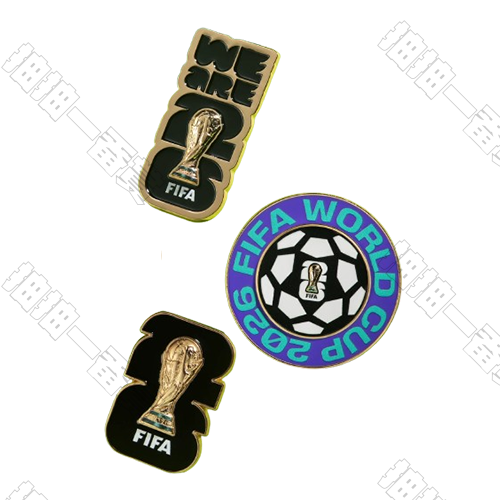 MINISO｜FIFA世界杯2026系列 金屬徽章（隨機出貨）