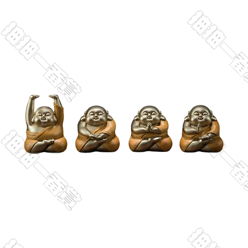 TONGSHIFU｜《萌羅漢》銅擺件