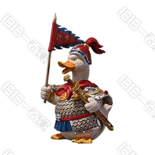 TONGSHIFU｜《衝鴨》銅擺件