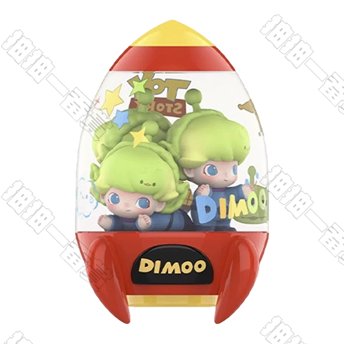 DIMOO WORLD x PIXAR 隱藏款 火箭三眼仔(拆盒未拆袋)