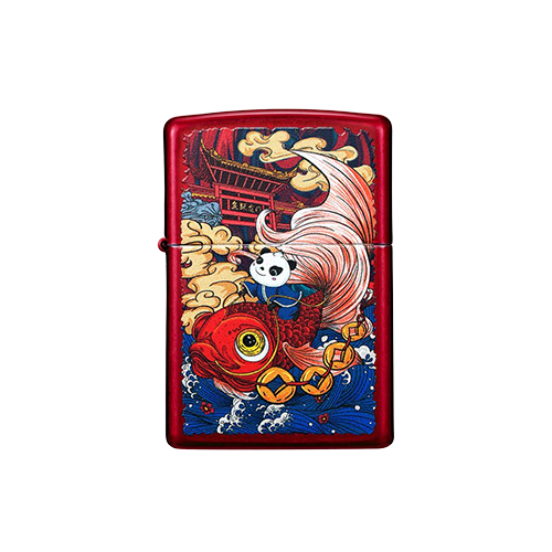 ZIPPO｜國潮三福之魚躍龍門 僅外殼無內膽